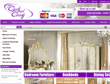 Tablet Screenshot of cashandcarrybeds.com